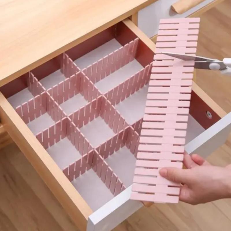 Adjustable Plastic Grid Drawer Organizer Multi-Purpose