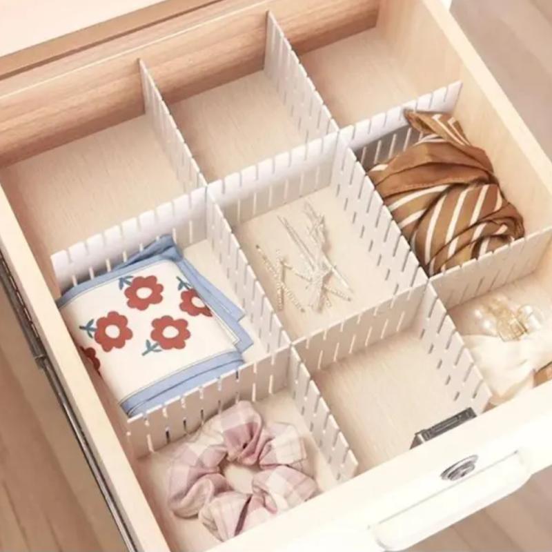 Adjustable Plastic Grid Drawer Organizer Multi-Purpose