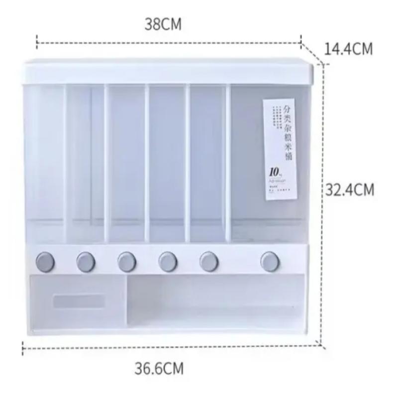 Rice Dispenser Dry Food Dispenser Kitchen Storage Kitchen Rack