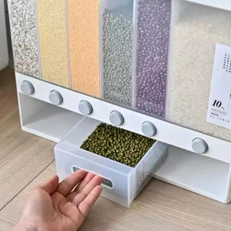 Rice Dispenser Dry Food Dispenser Kitchen Storage Kitchen Rack