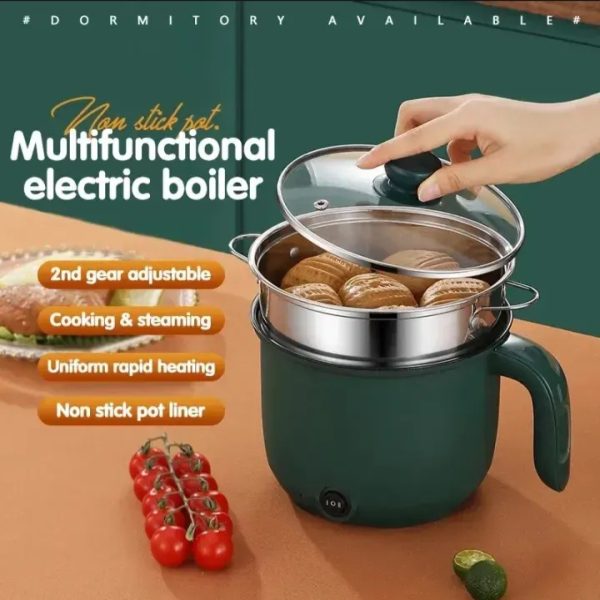 Multifunctional Non-Stick Mini Rice Cooker & Electric Frying Pan