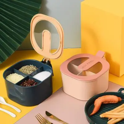 Multi-Function Four Grid Spice Box