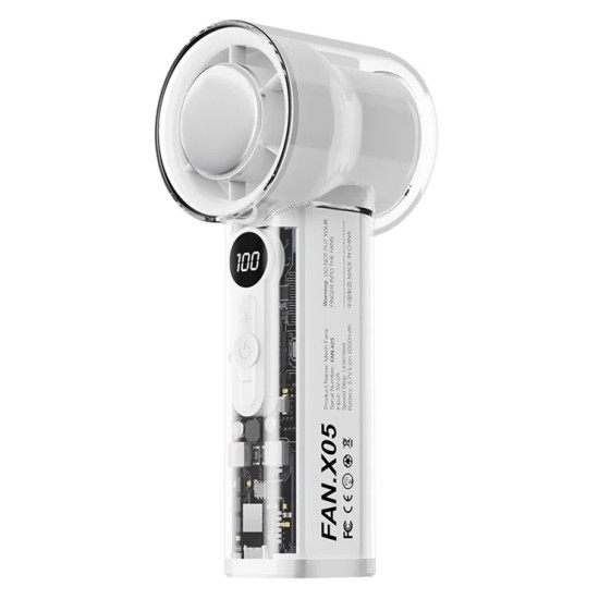 X05 Handheld High-Speed Turbo Cooling Fan 3000mAh Battery