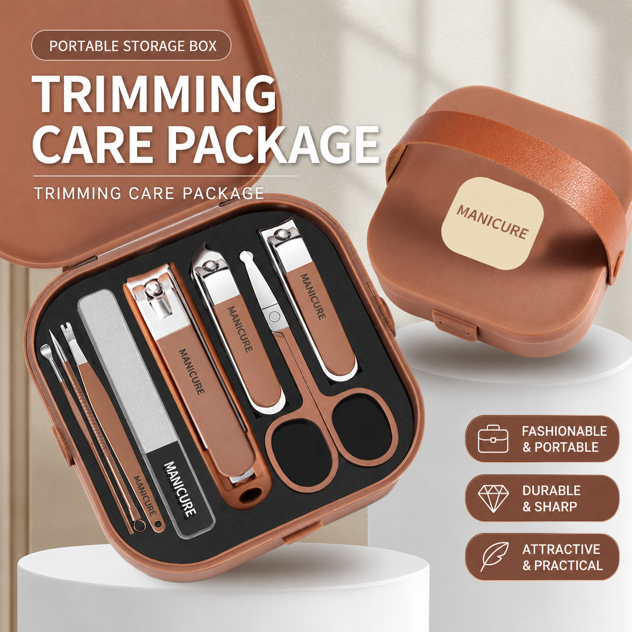 Premium 8-Piece Manicure and Pedicure Set